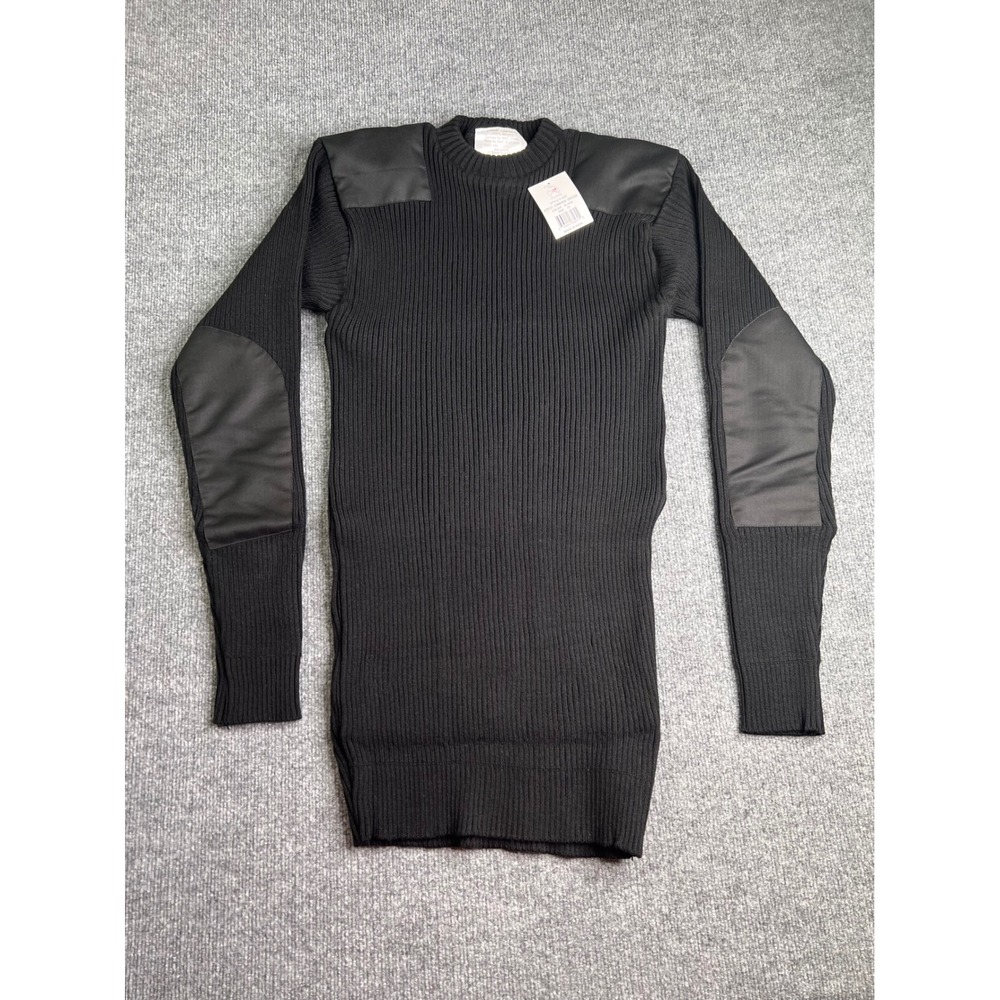Rothco‎ Commando Sweater Mens 2XL Black Acrylic Ribbed Tactical Pullover 6357